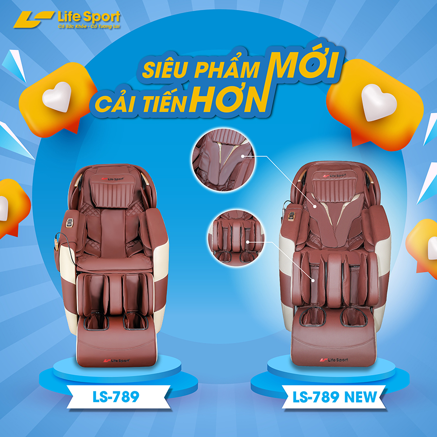 Phiên bản ghế massage mới cải tiến