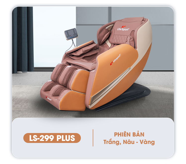 ghe massage lifesport ls 299 mau vang