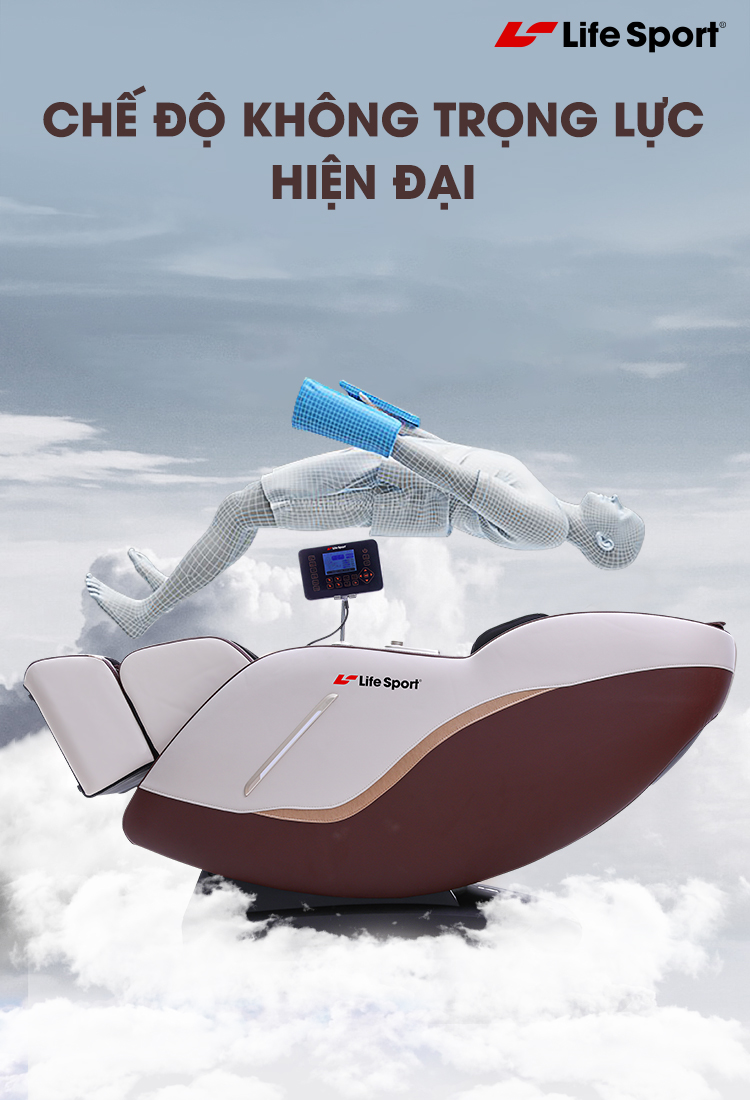 ghế massage lifesport ls-368 Chế độ không trọng lực hiện đại