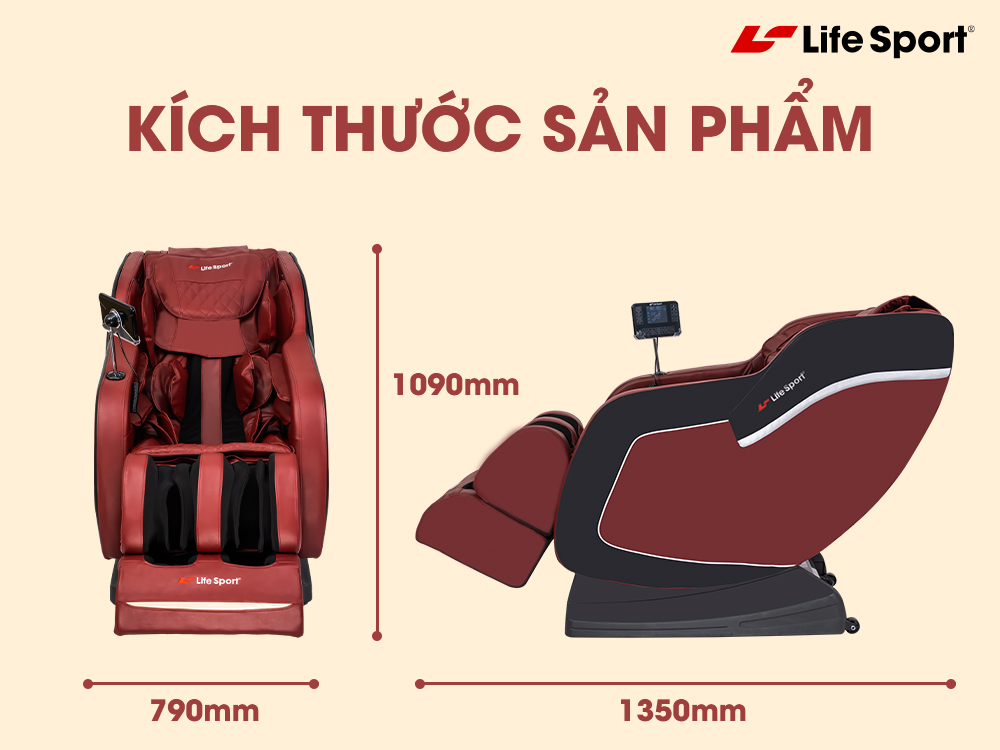 Ghế massage Life Sport LS-450 | Hoàn hảo