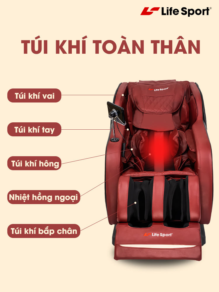 Mua ghế massage giá rẻ tại Life Sport