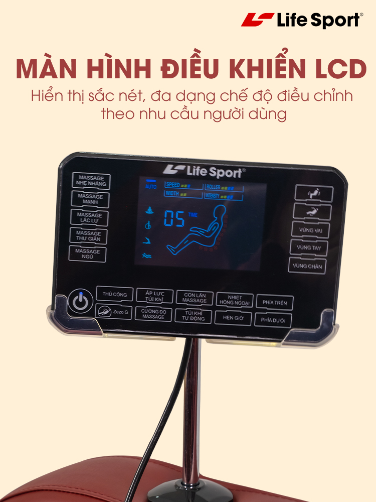 Ghế massage màn hình hiển thị tối ưu