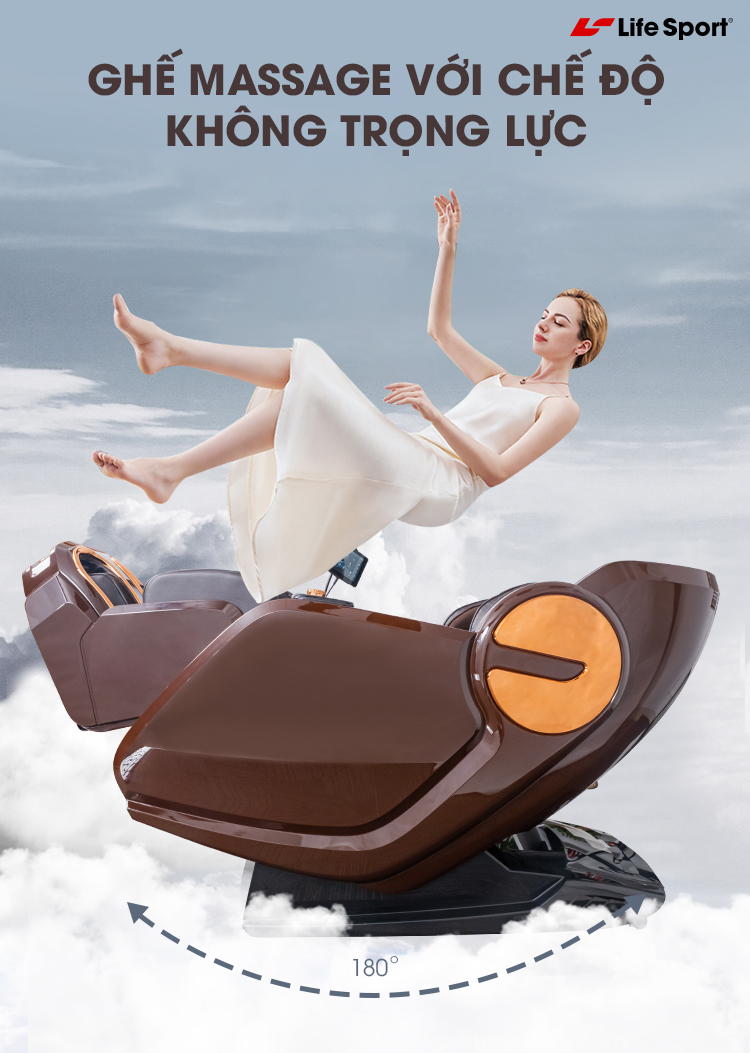 ghế massage LifeSport LS-750/379 Massage không trọng lực hiện đại
