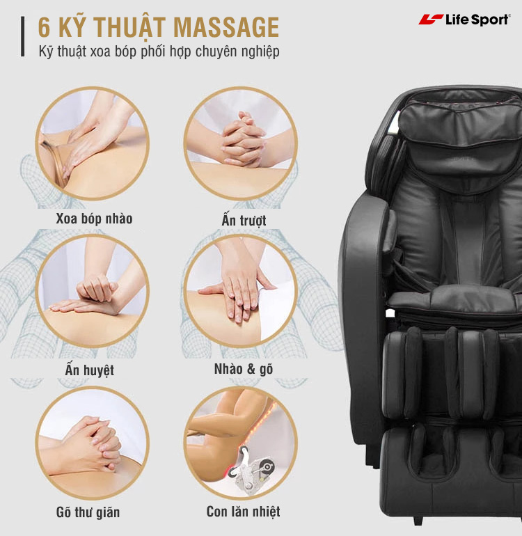 Ghế massage Lifesport LS-7700 | Chính hãng