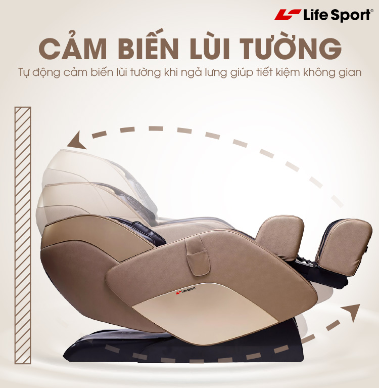 Ghế massage lùi tường hiện đại