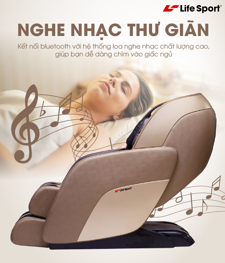 Ghế massage toàn thân bluetooth LS-8800 | Góp 0%