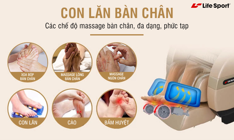 Ghế massage Life Sport LS 9900 giá thành tốt