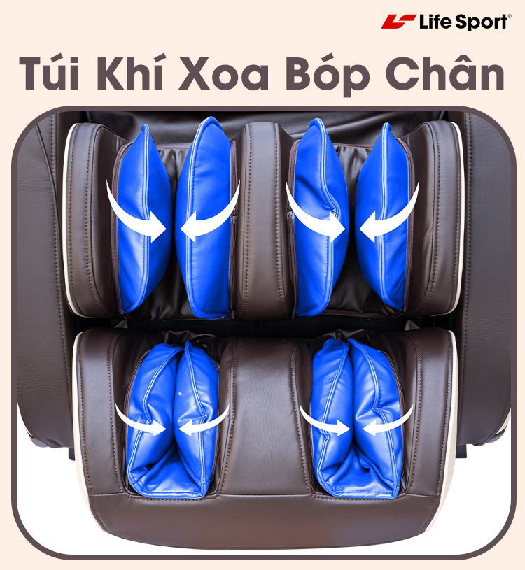 Túi khí massage chân