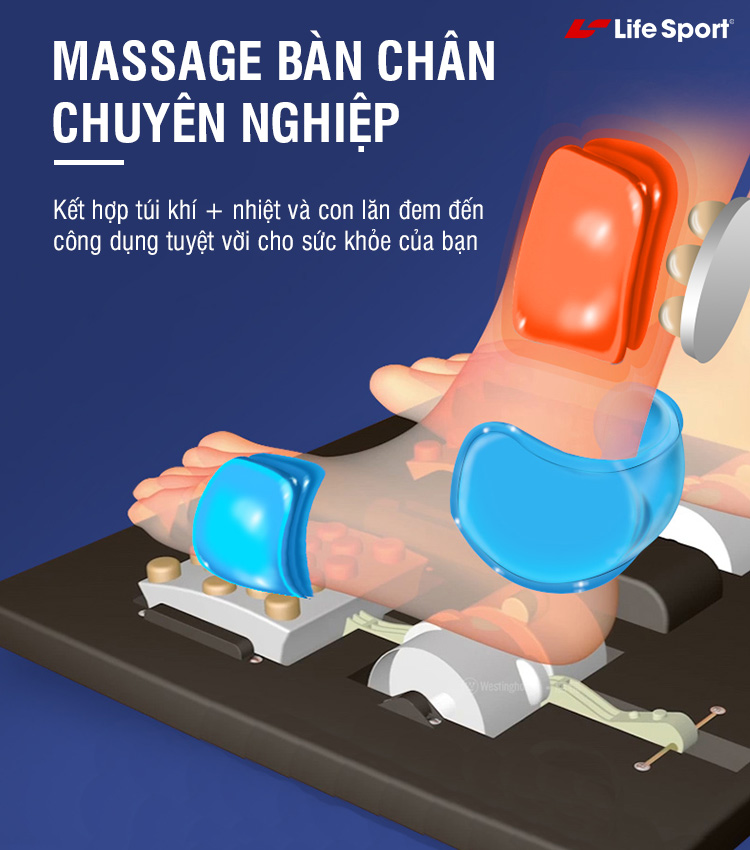 Ghế mát xa toàn thân ls-999 | mát xa chân