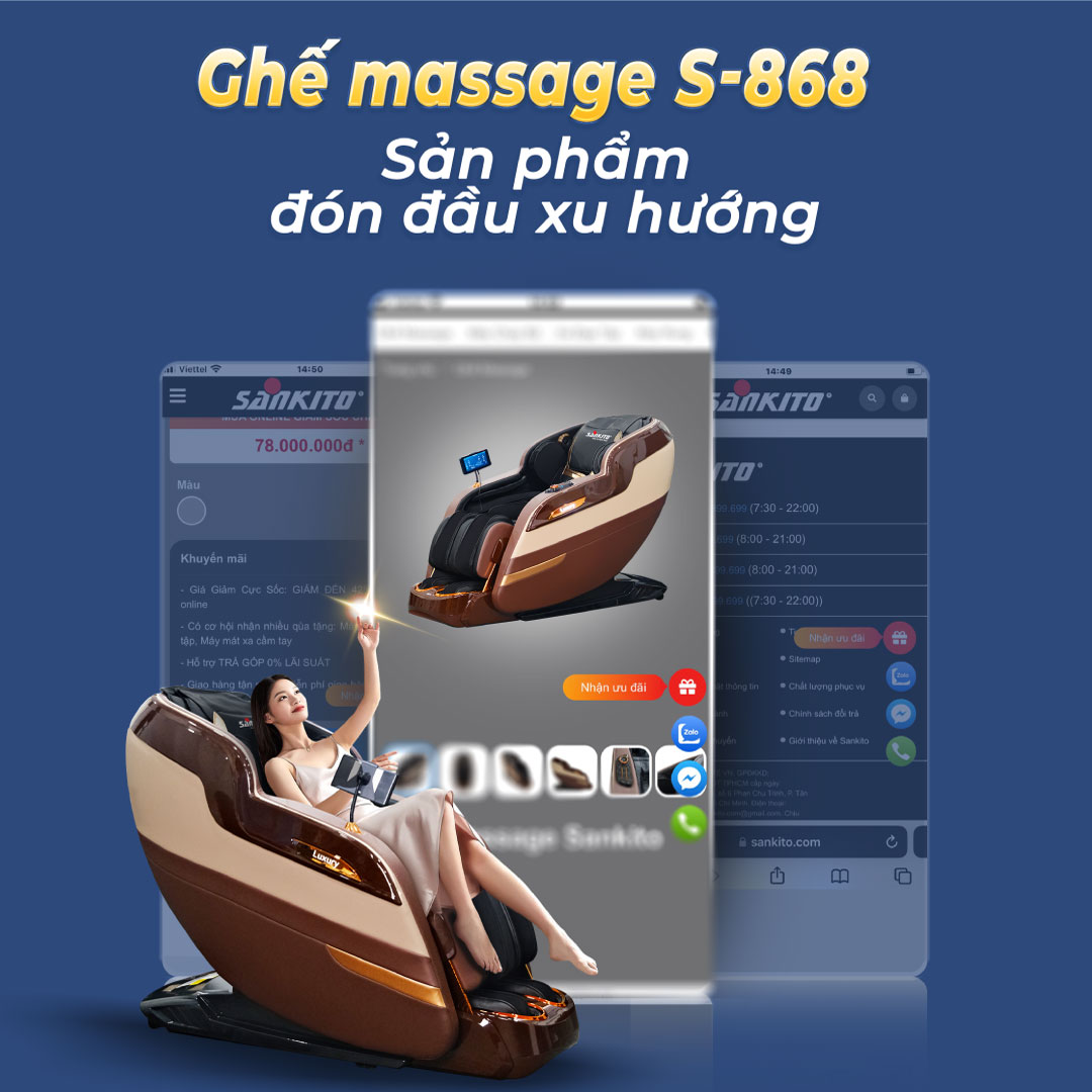 Ghế Massage Sankito 868