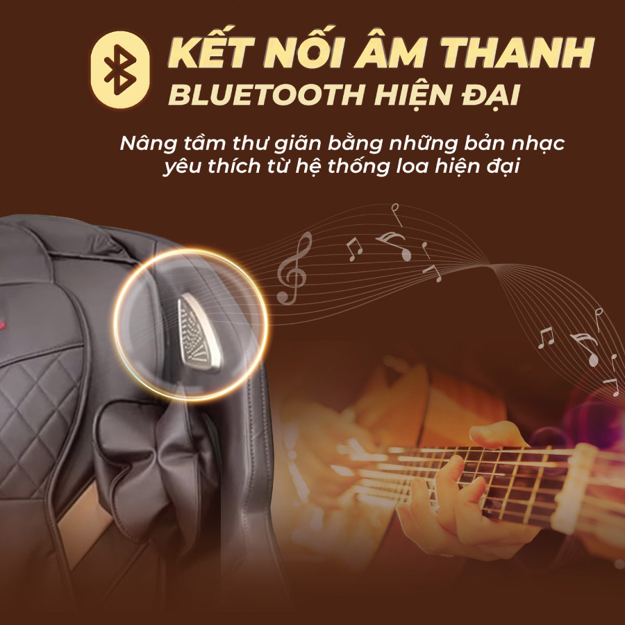 Ghế massage Sankito S-566 với loa có thể kết nối bluetooth