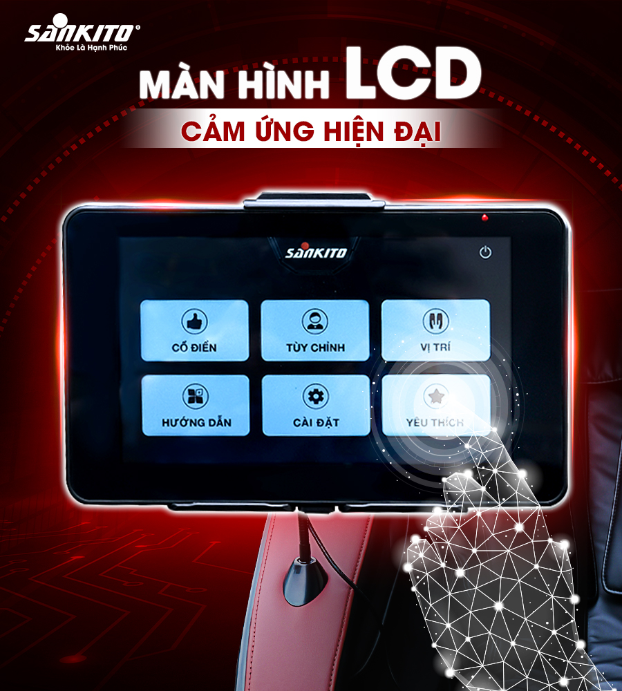 Ghế mát xa điều khiển thông minh