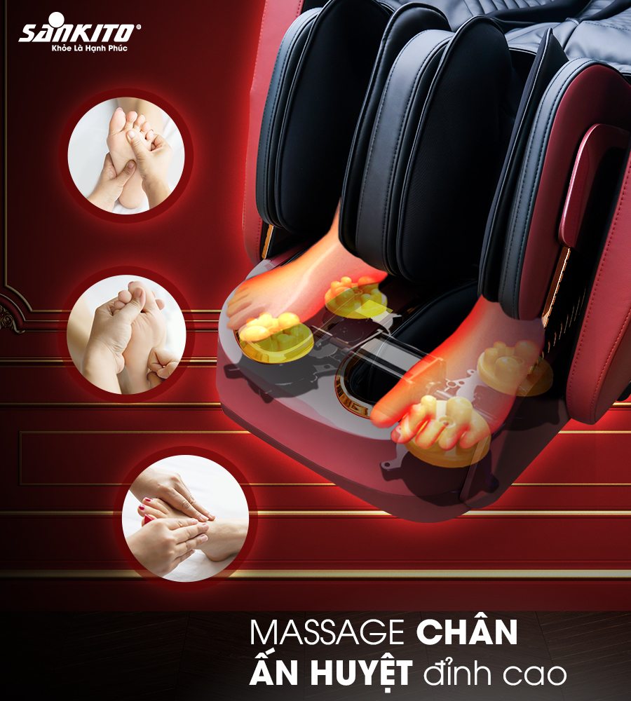 Massage chân ấn huyệt đỉnh cao