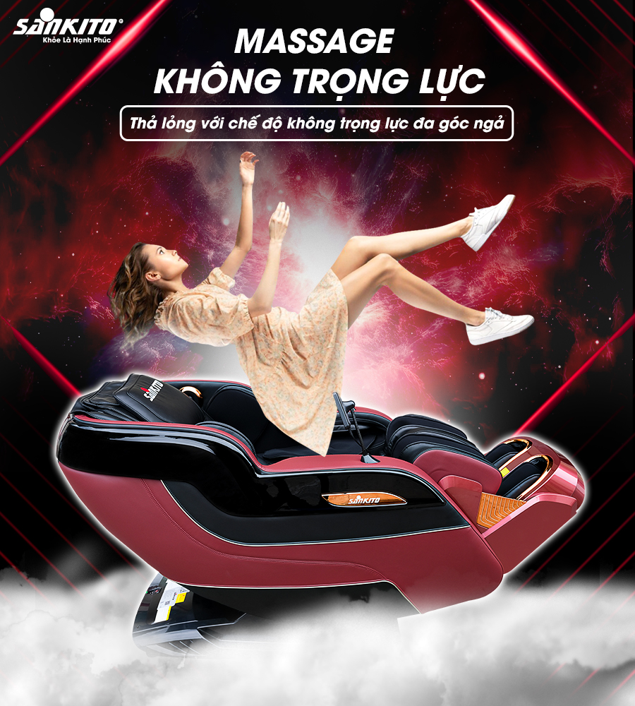 Thả lỏng với chế không trọng lực đa góc ngả